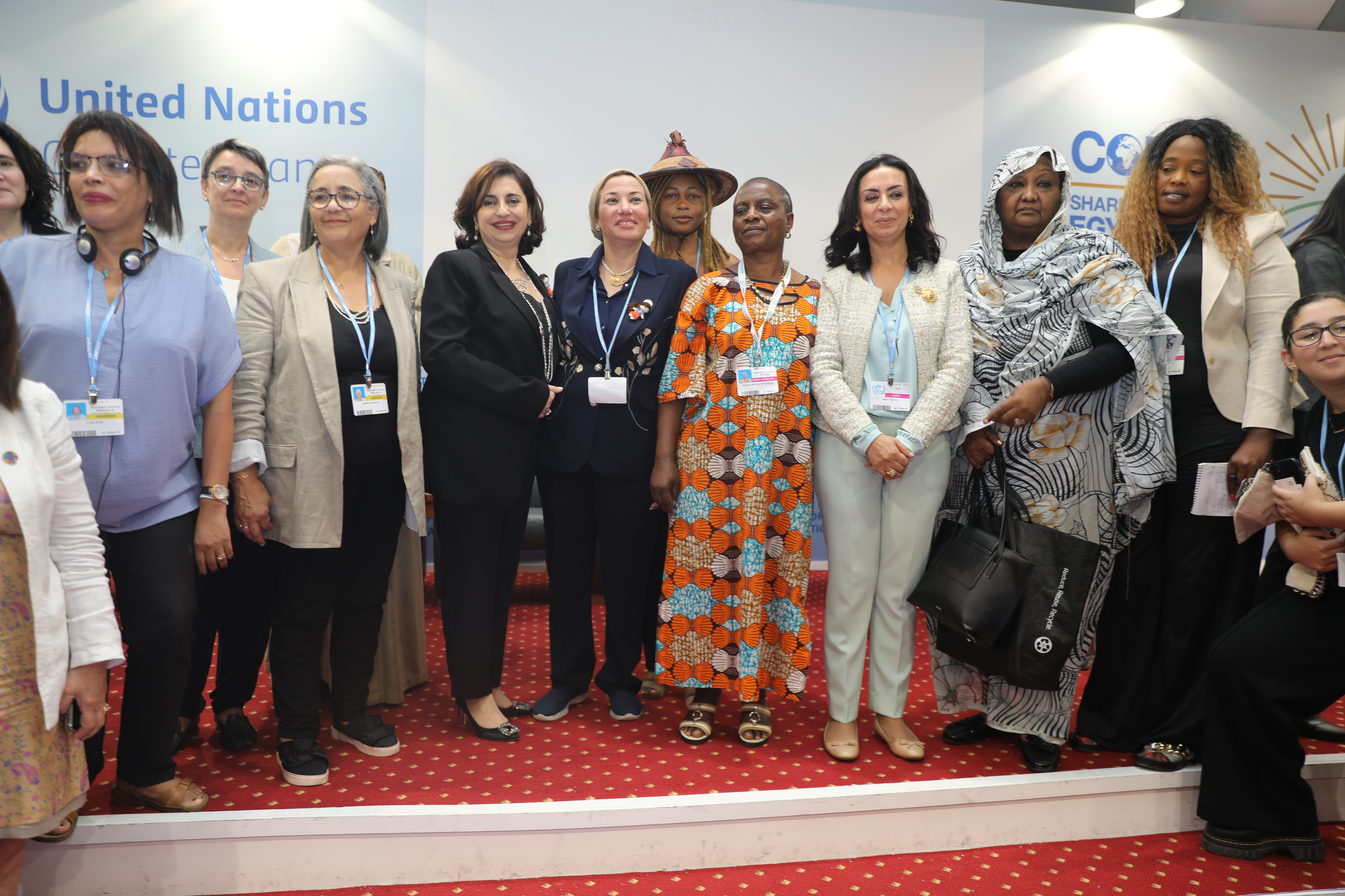 Dr. Sima Bahous during the launch of the AWCAP initiative during COP27’s Gender Day.