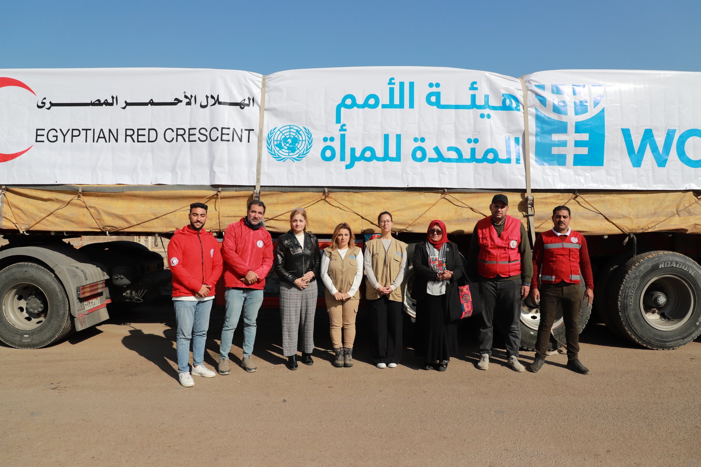 Group photo of UN Women, ERC, and NCW teams