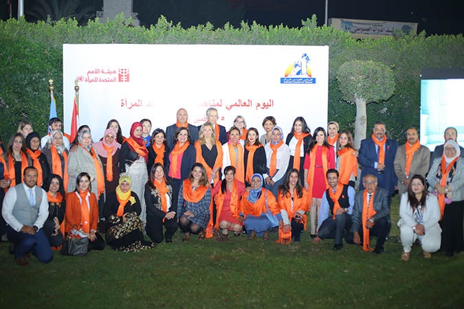 Group photo during the launching event of the 16 days of activism against gender-based violence.