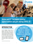 Online and ICT-facilitated violence against women and girls during COVID-19