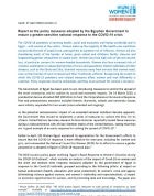Report on the policy measures adopted by the Egyptian Government to ensure a gender-sensitive national response to the COVID-19 crisis